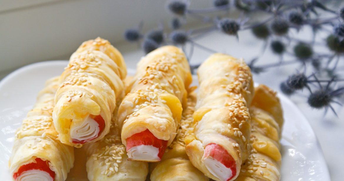 This snack surprised everyone at the party. She was the first to disappear                
