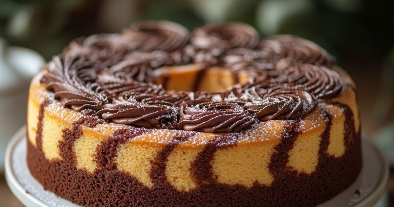 Chocolate marble tempts with its taste and appearance. It's a hit with coffee and tea