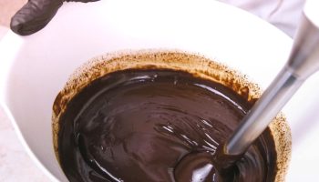 A confectioner's patent for the perfect chocolate icing. It is delicate, shiny and never cracks