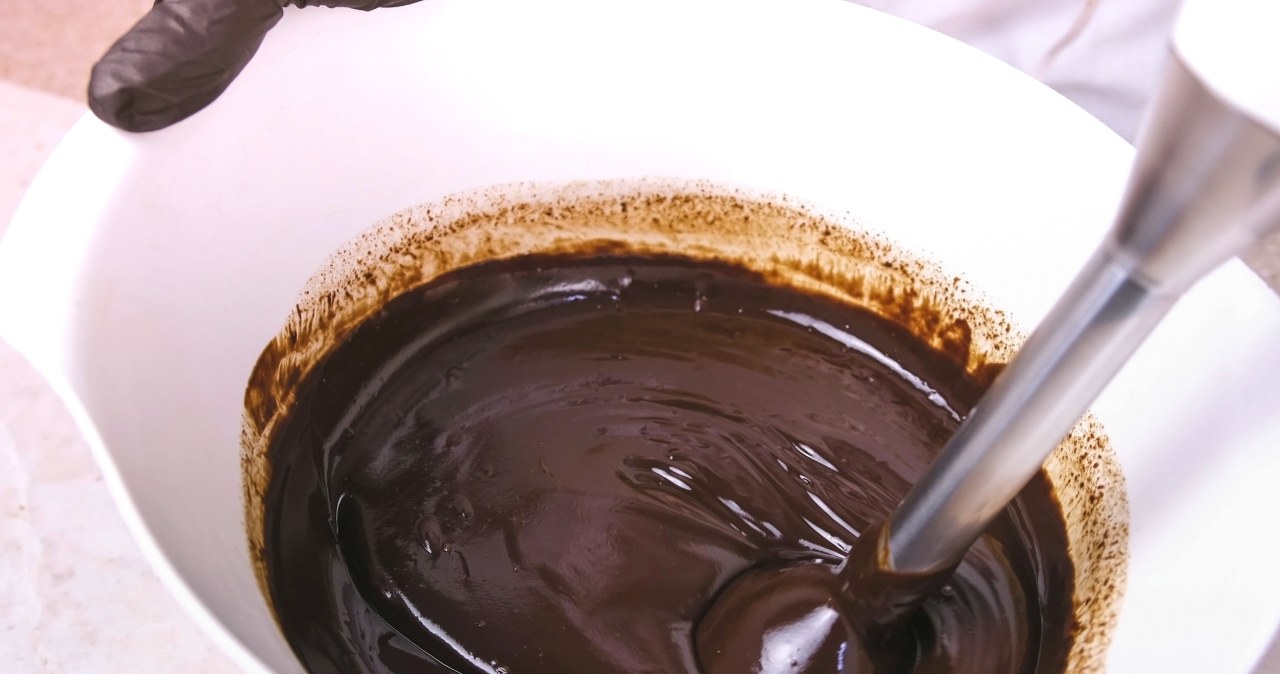 A confectioner's patent for the perfect chocolate icing. It is delicate, shiny and never cracks