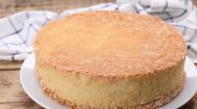 It tastes truly heavenly. Delicate angel sponge cake is the base for many desserts