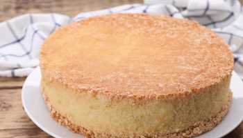 It tastes truly heavenly. Delicate angel sponge cake is the base for many desserts