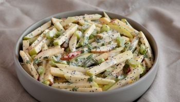Apple salad in a different way. Crispy and moist, goes well with any dinner