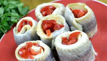 Herring rolls for St. Andrew's Day. They are so good that you will make them again on Christmas Eve