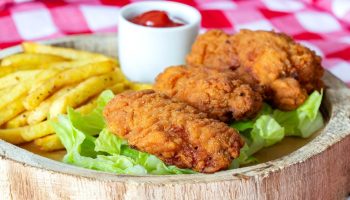 Crispy chicken bites like from fast food. They disappear from the table in a few minutes
