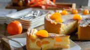 Delicious cheese mass and juicy tangerines. The best cake for Christmas