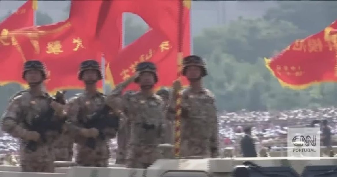 China is expanding its military arsenal "at a historic pace"
