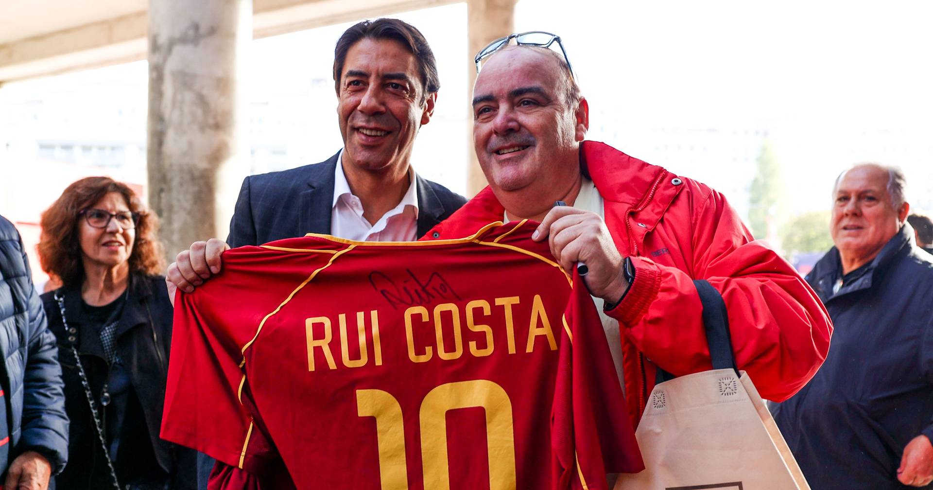 Crushing victory: Rui Costa re-elected president of Benfica