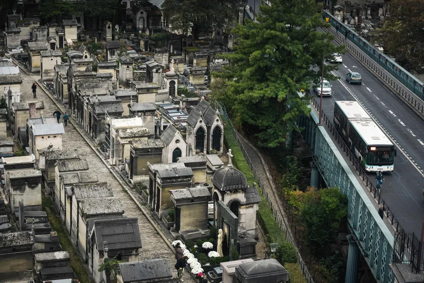 Paris residents can enter lottery to share cemetery space with Jim Morrison and Oscar Wilde
