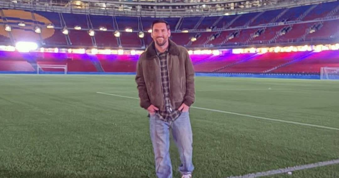 Messi returns to Camp Nou and leaves an emotional message: "I hope I can return someday"