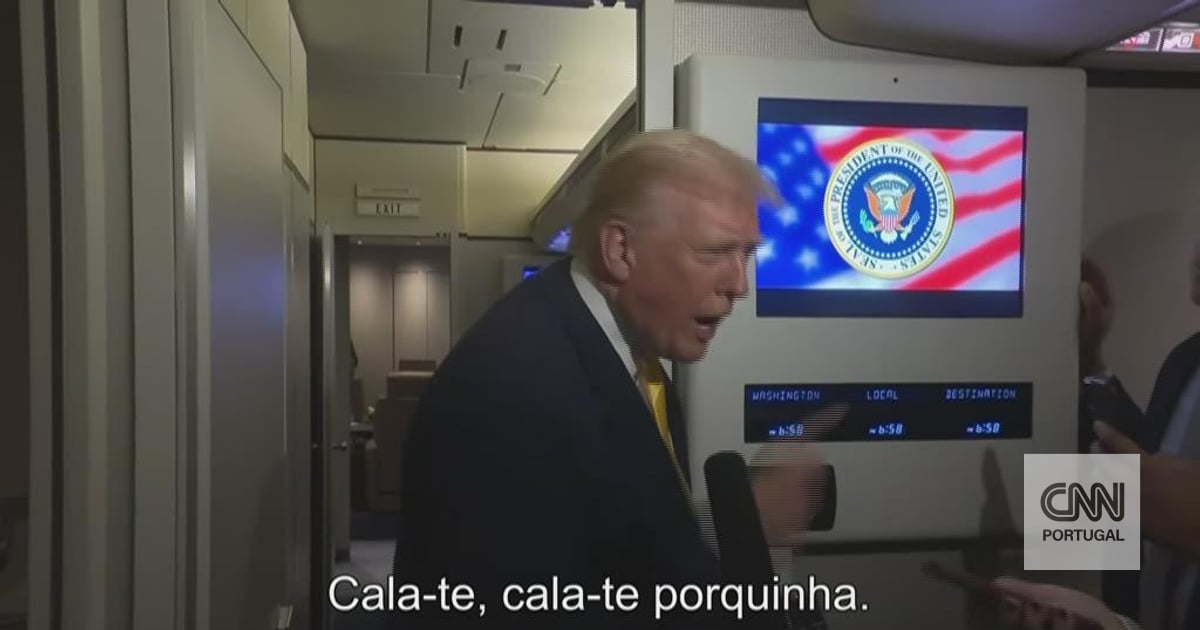 "Shut up, little pig": Trump reacted like this to a journalist's question about Epstein