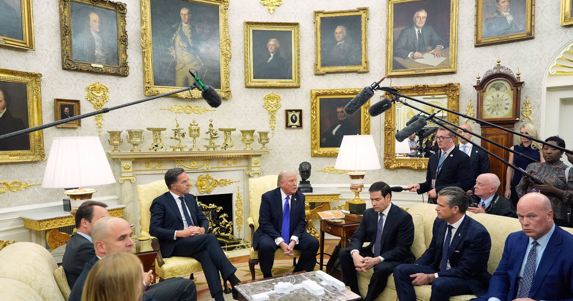 Too golden? How Trump is changing the Oval Office