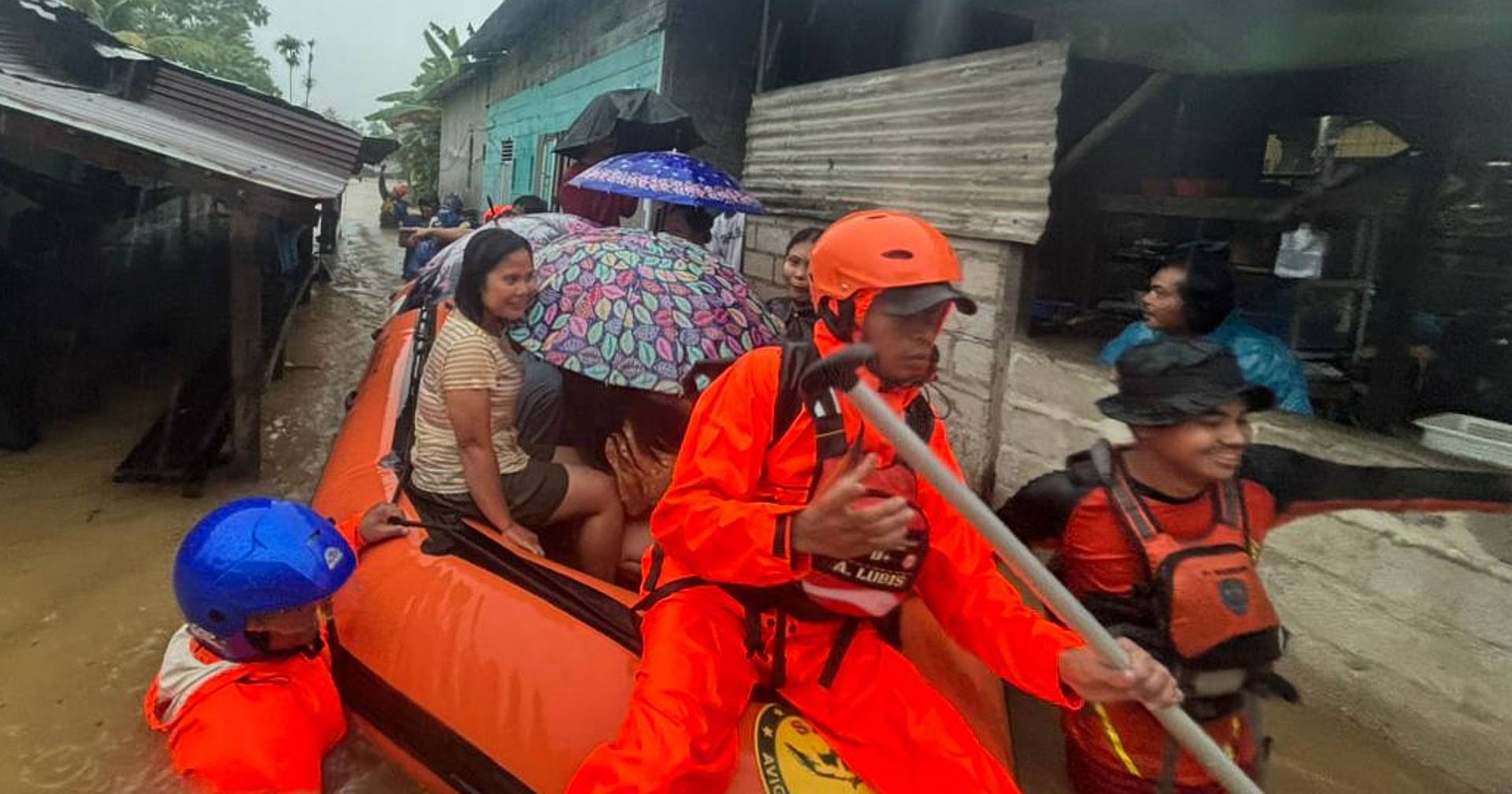 At least 13 people died in the floods that hit Indonesia