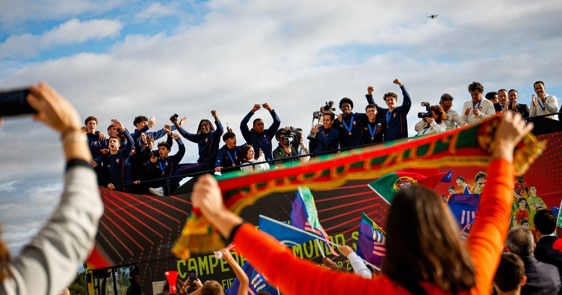 World champions celebrated on the streets of Lisbon and in the City of Football