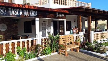 fachada de restaurante no Algarve