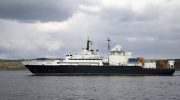 Russian spy ship entered UK waters and aimed lasers at British planes