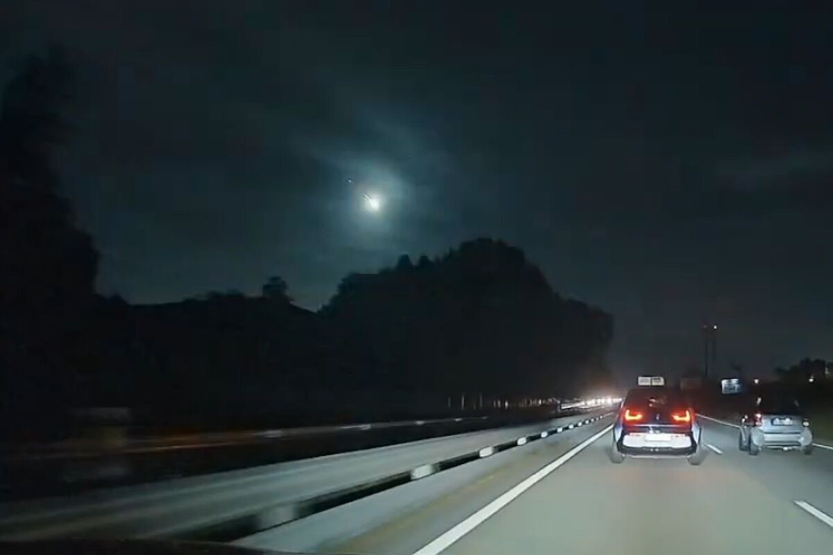 The meteor that left Portugal in the open