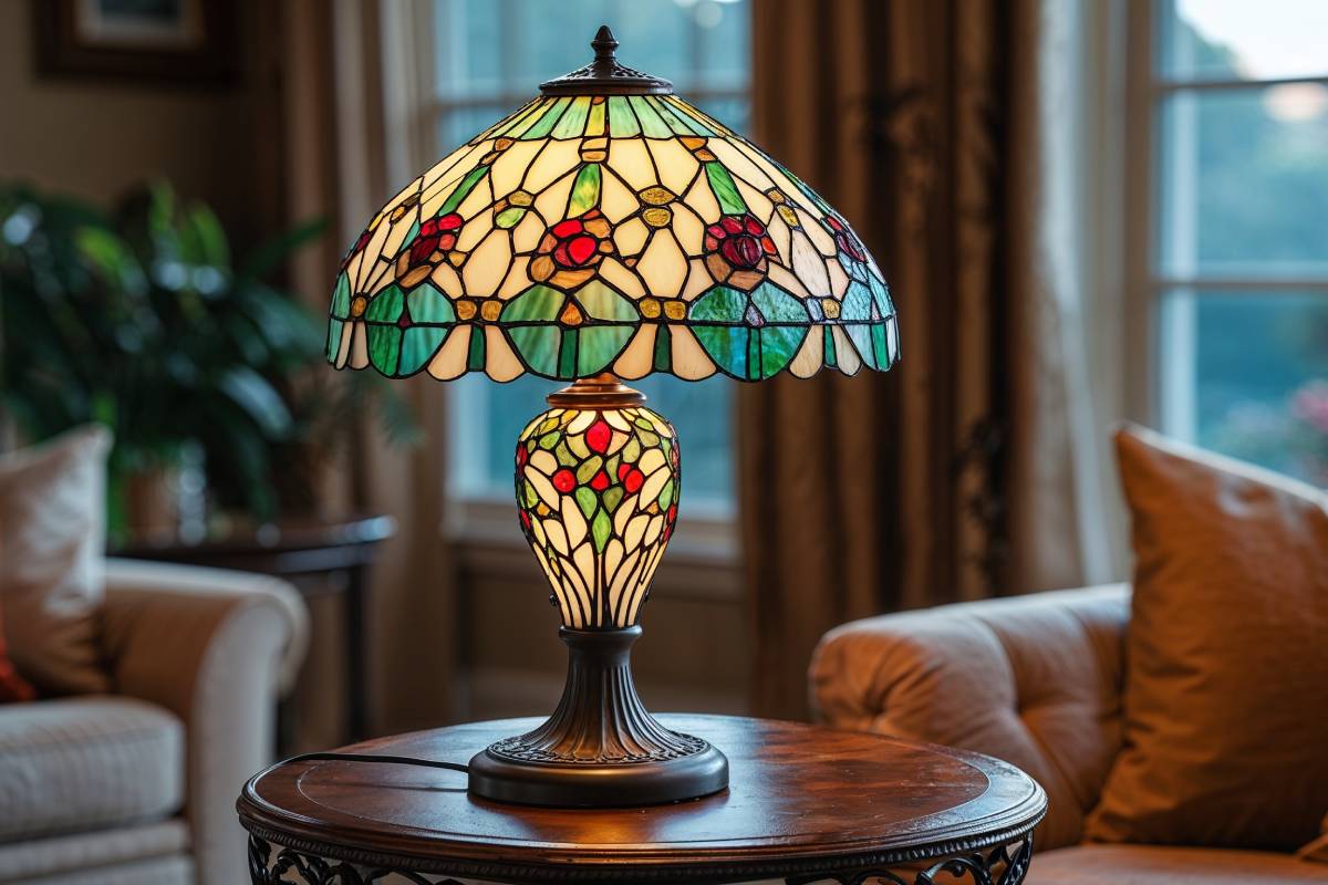 the magic of lighting with a Tiffany lamp