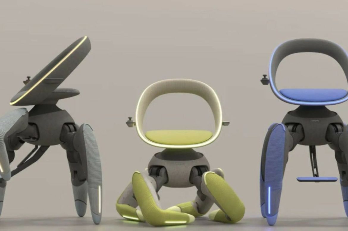 Toyota's new robot is a chair that walks, climbs and folds itself
