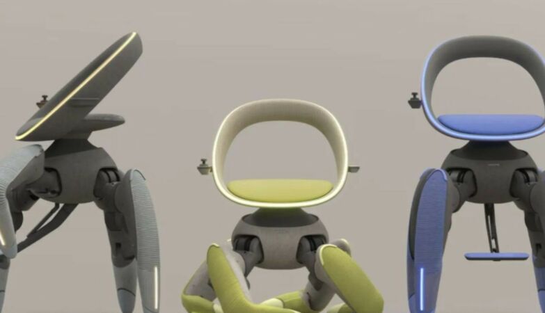 Toyota's new robot is a chair that walks, climbs and folds itself