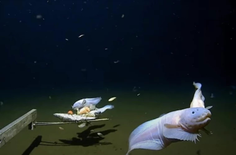 Scientists filmed the fish that lives at the greatest depth