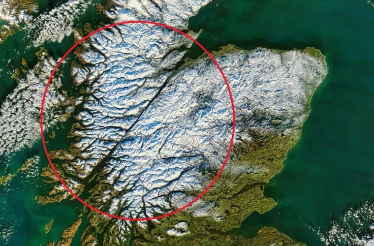 A giant straight line cuts through Scotland: What this fault hides
