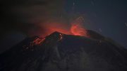 A volcano erupted, a first after about 12,000 years