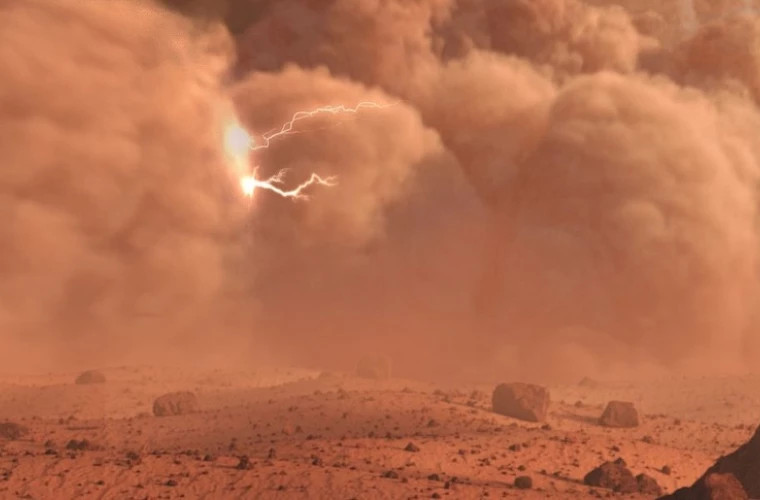 A NASA rover has detected electrical discharges - "minilightning" - on the planet Mars