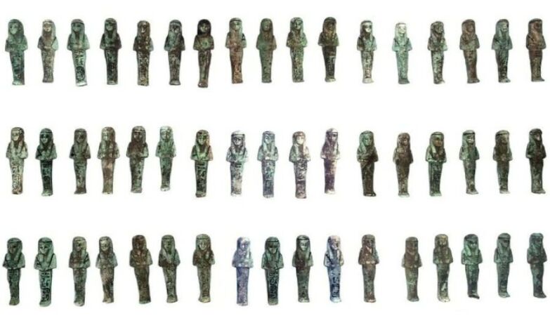 Funerary figurines suggest Egyptian pharaoh moved another king's body and robbed his tomb