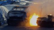 24 Tesla cars burned. Police suspect “criminal association”