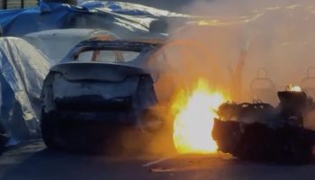 24 Tesla cars burned. Police suspect “criminal association”