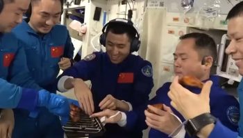 Here's the first barbecue in Space
