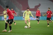 Spain thrashed Goergia 4-0 away from home in the World Cup qualifiers Spain thrashed Goergia 4-0 away from home in the World Cup qualifiers