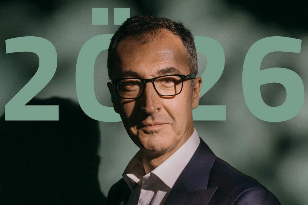 Cem Özdemir, the slightly green Greens candidate – because he thinks that's how he's going to win