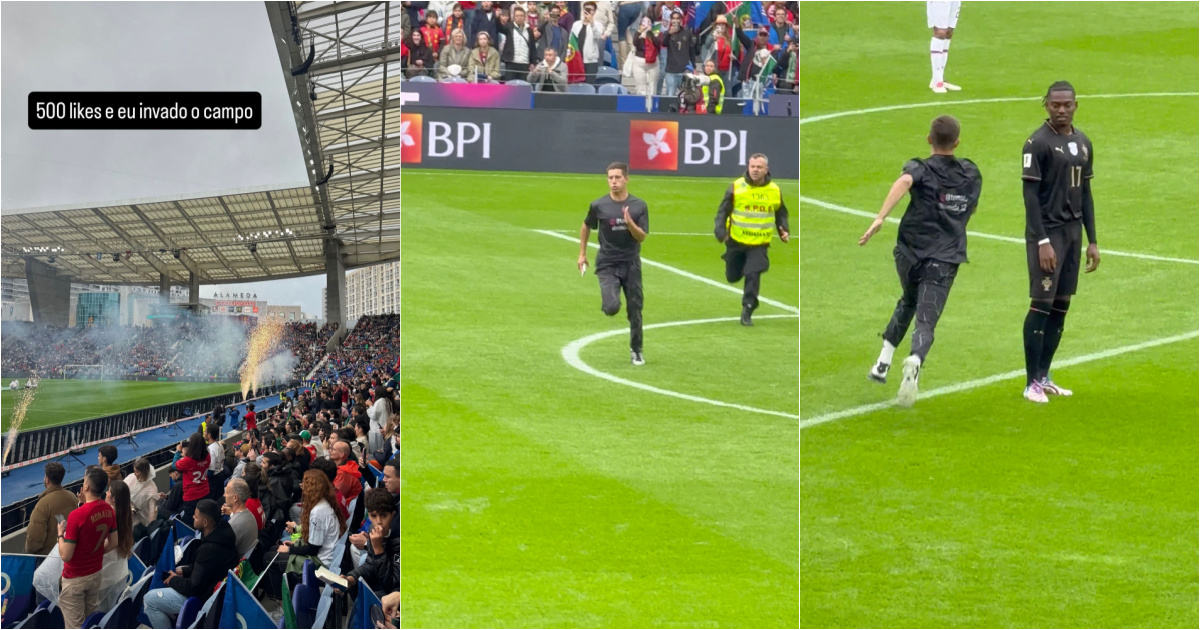 “500 likes and I invade the field”: Fan fulfilled his promise before Portugal-Armenia