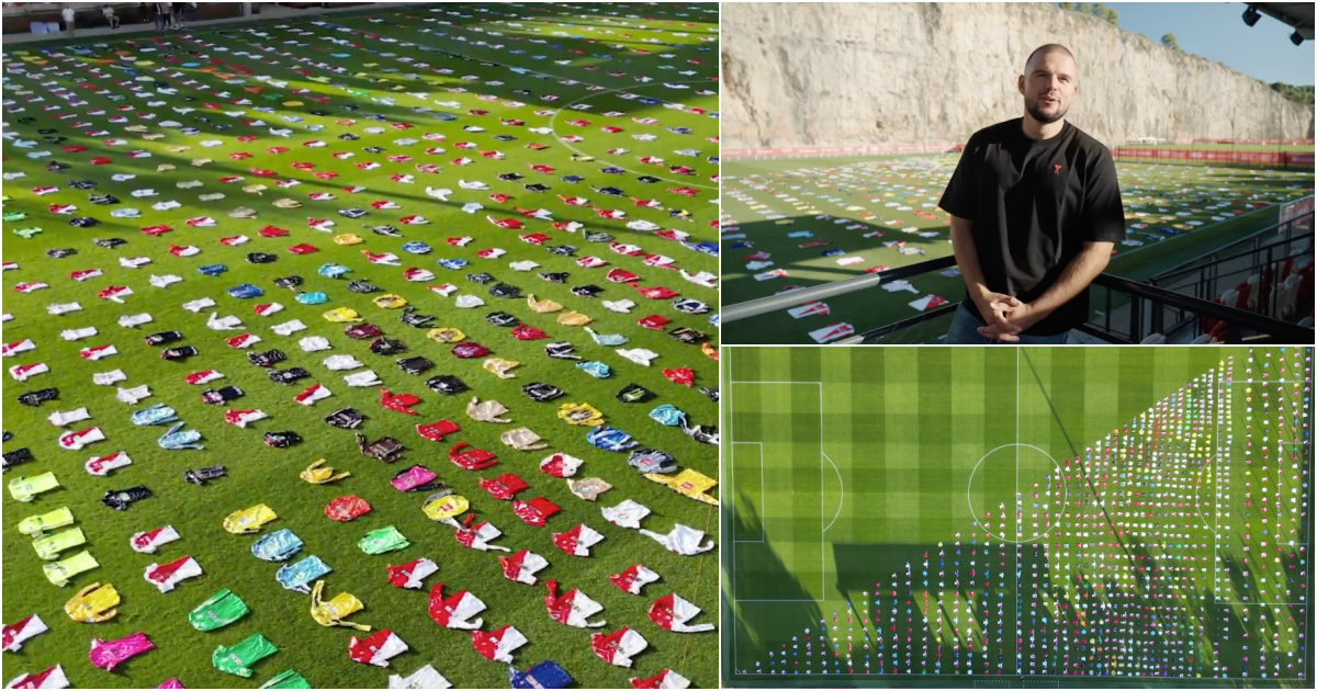 French fan breaks world record with more than 1000 shirts from the same club