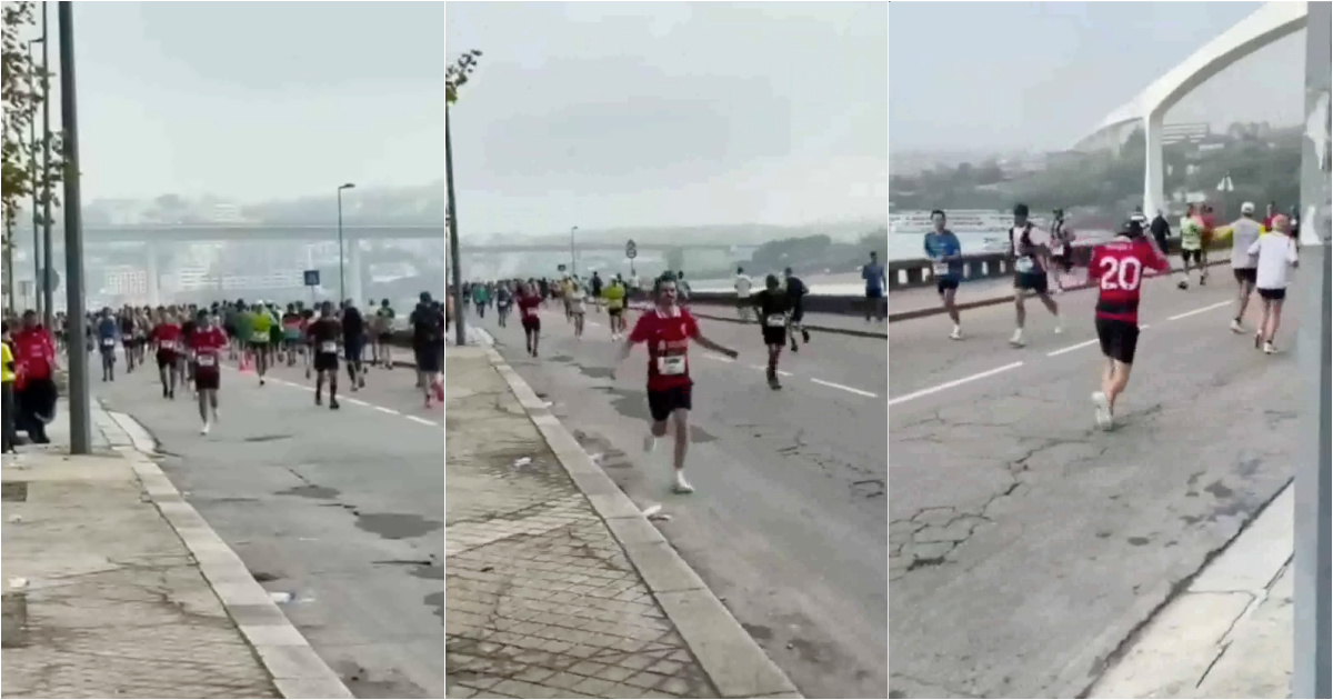 Friend ran Porto marathon in honor of Diogo Jota and hugged Rute Cardoso