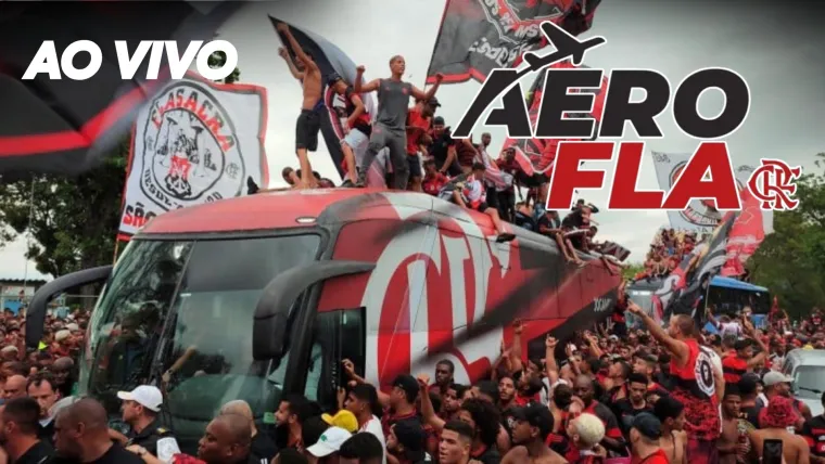 AEROFLA AO VIVO COM IMAGENS: a festa do Flamengo rumo à final da Libertadores image