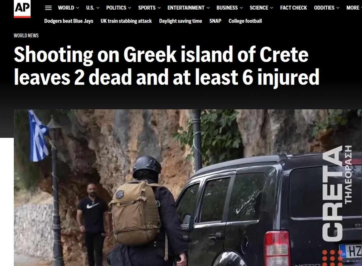 The massacre in Vorizia is a topic in the international media