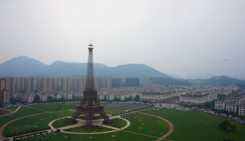 There is a copy of Paris in China. It's a ghost town