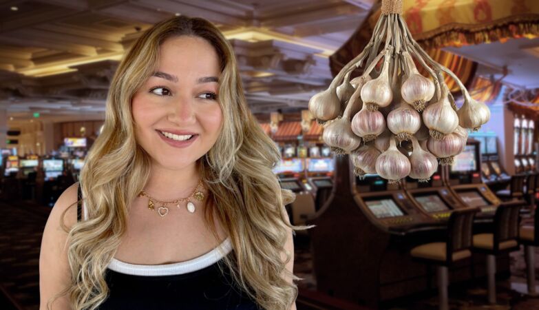 A tiktoker went to the casino. You think you made money because of garlic