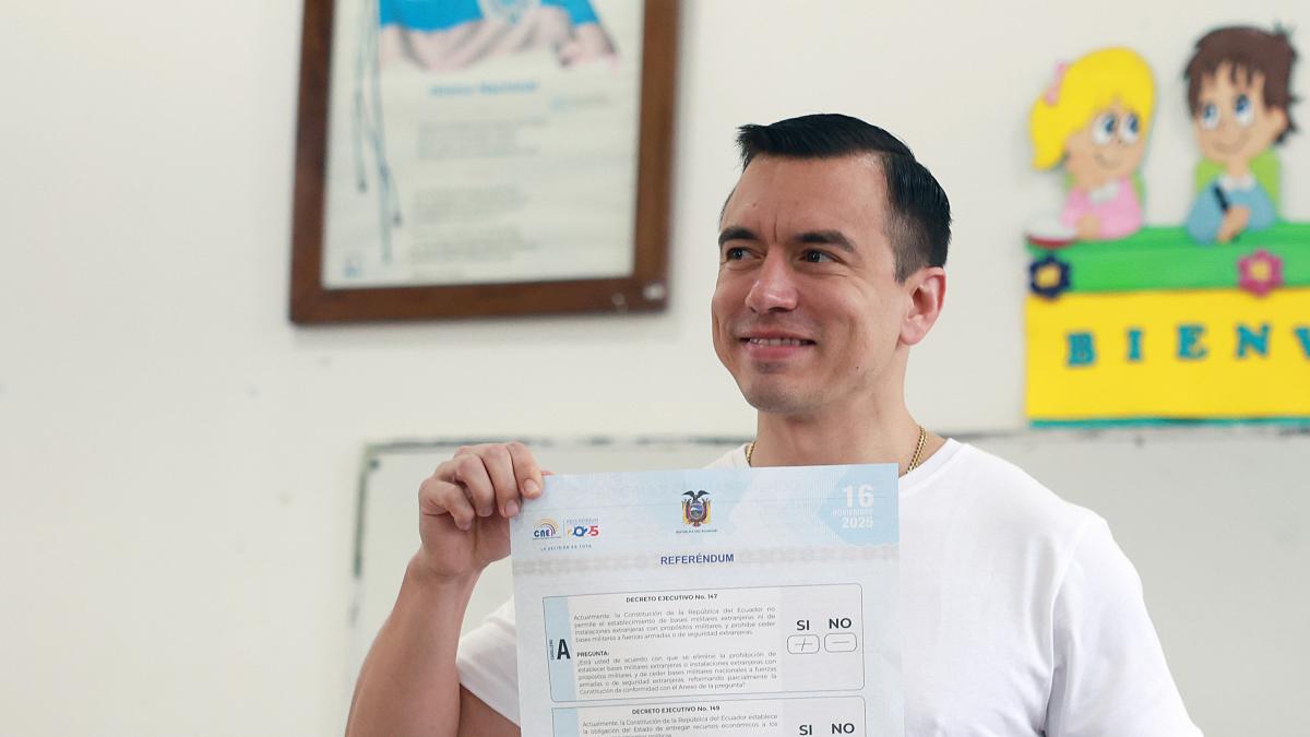 '4 out of 4': Noboa reaps full defeats at the polls in Ecuador with his self-propelled referendum