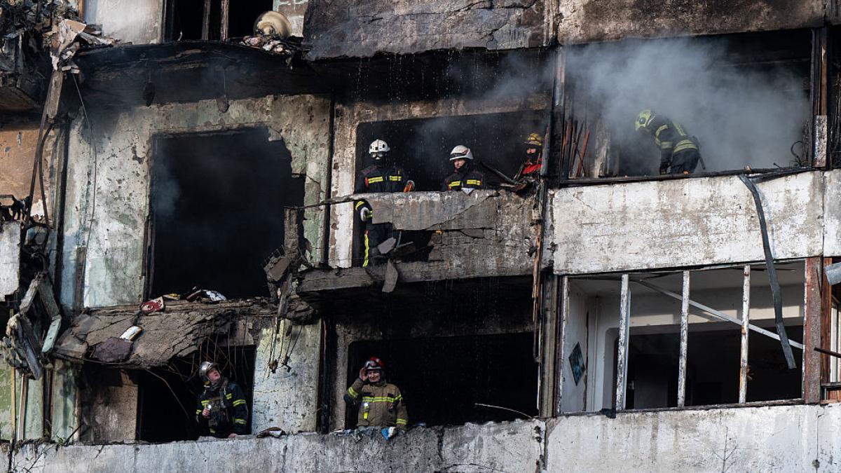 Ukraine attacks secret Russian warplane and Putin responds with parade of destructive attacks