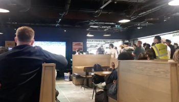 Dublin Airport experienced a moment of euphoria after the goal at 90+6 that put Ireland in the playoff