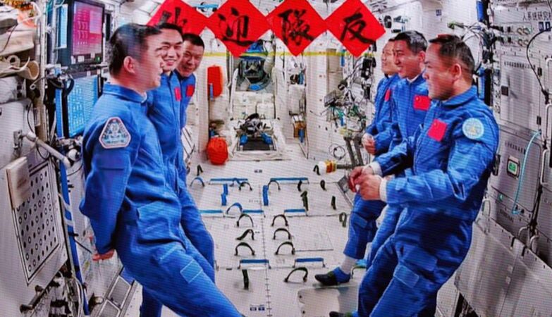 There are three other Chinese astronauts in trouble in space