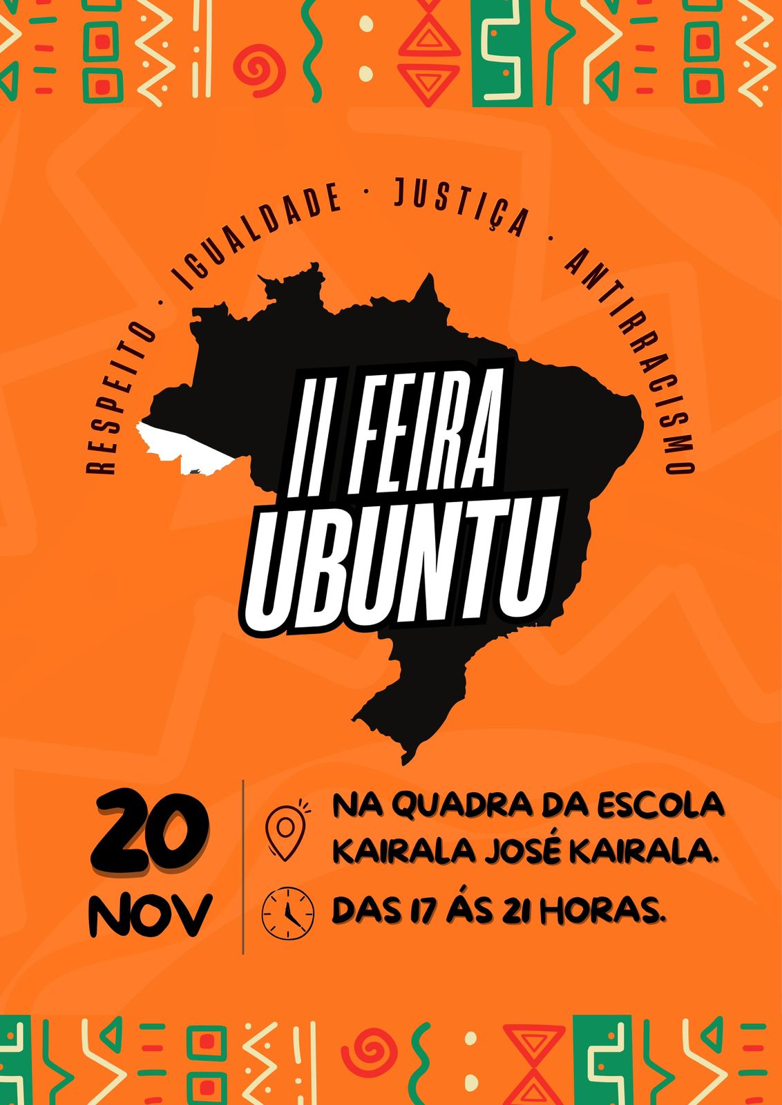 II Ubuntu Fair highlights culture, equality and anti-racism at Escola Kairala José Kairala in Brasiléia