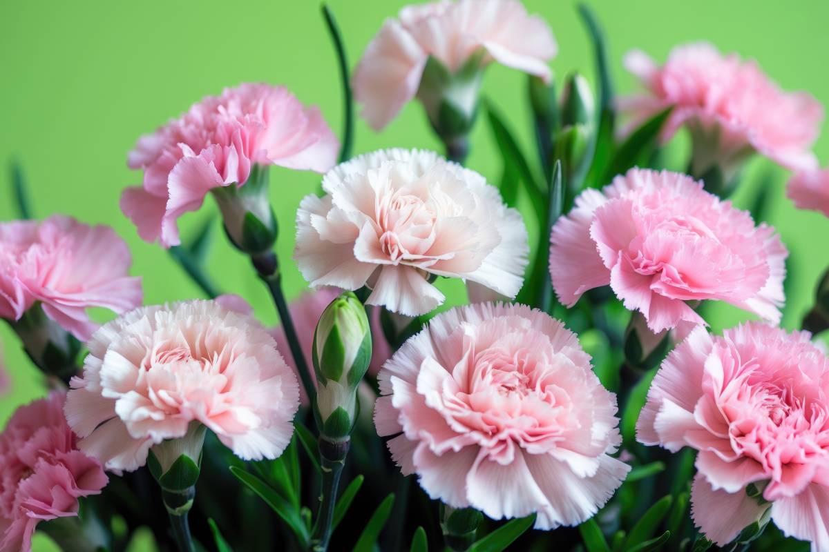 pink carnations to give to special friends