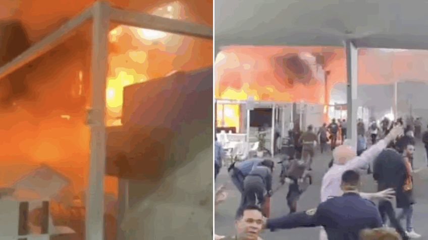 Fire hits Blue Zone structure on the eve of the end of COP30 and a short circuit is suspected