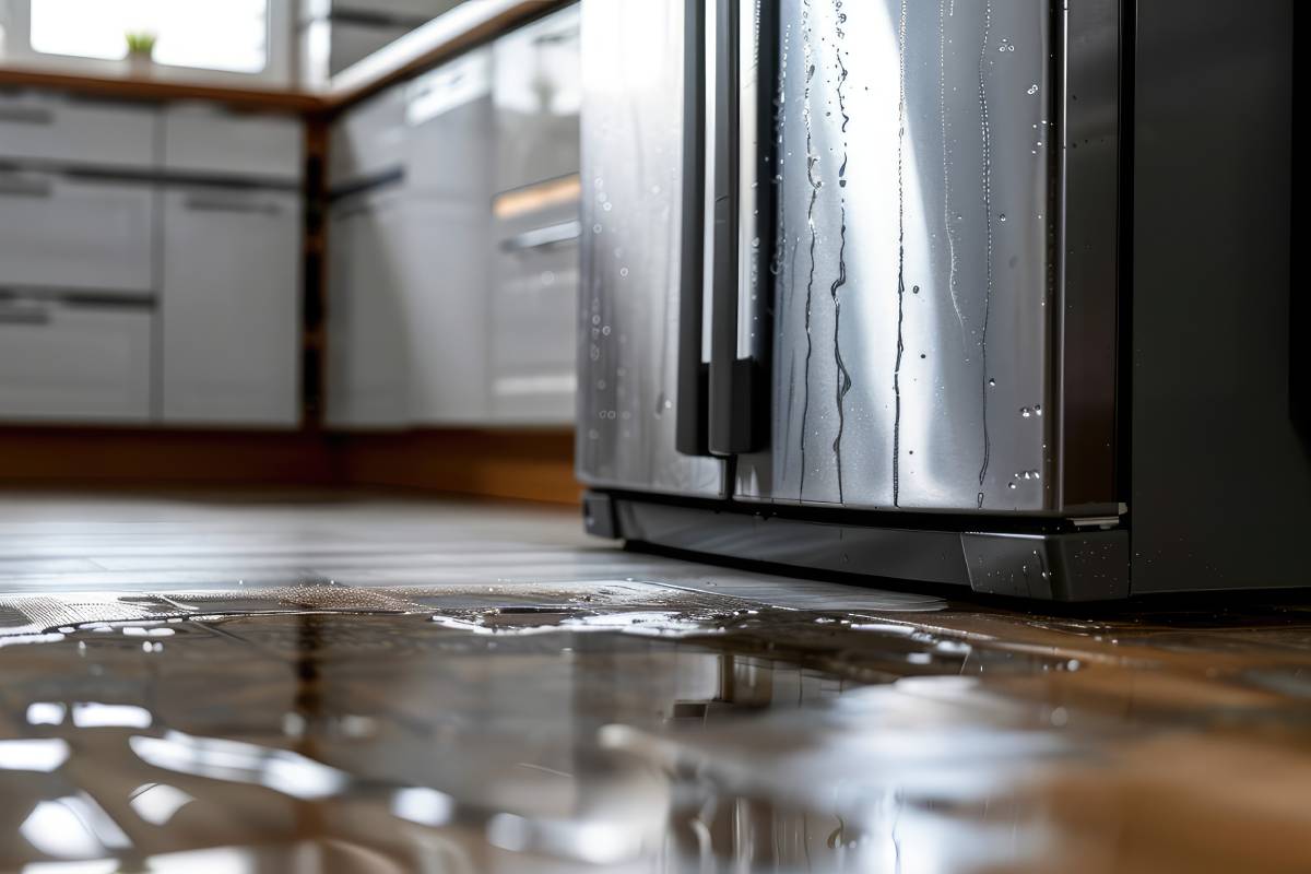 fridge leaking water