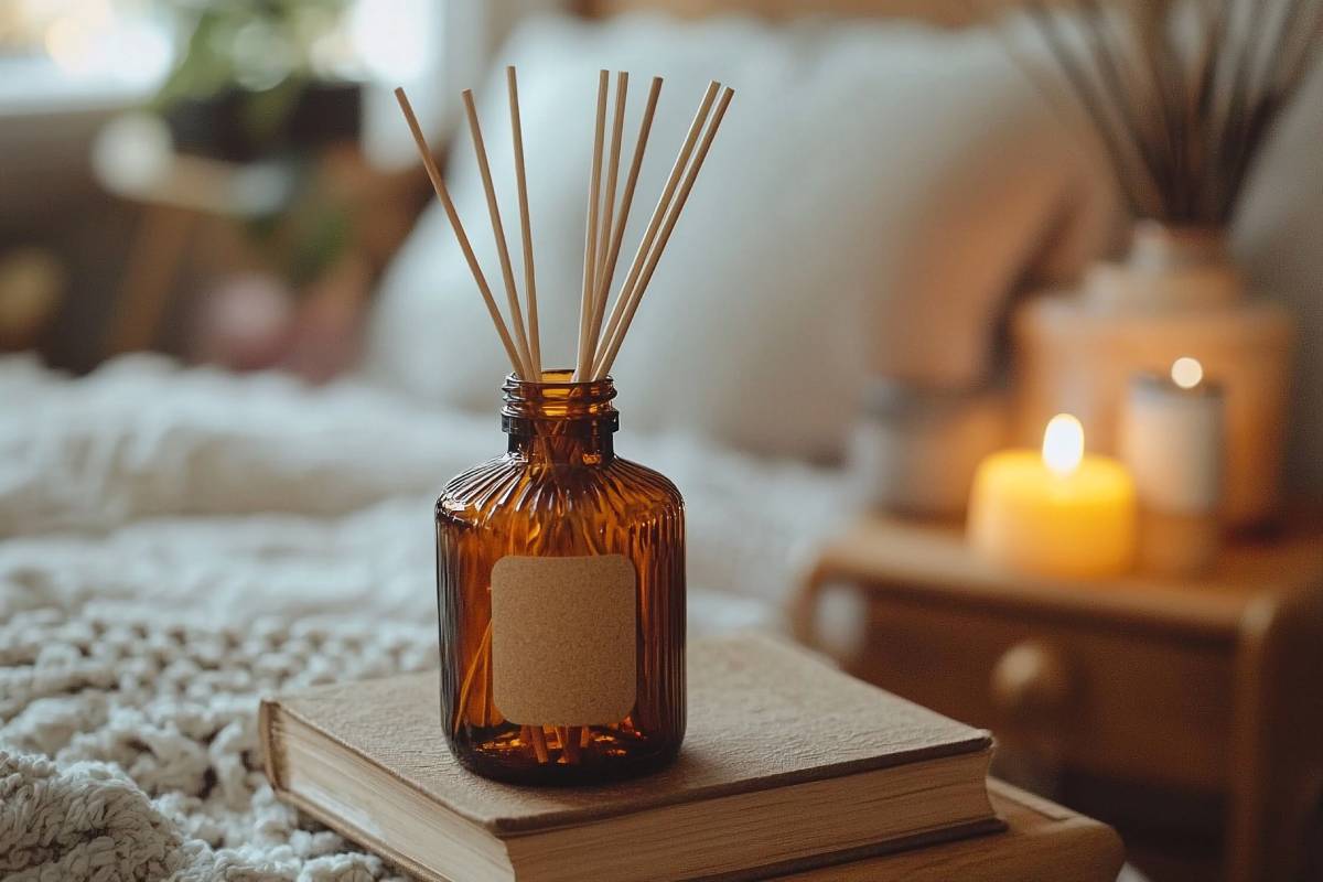 reed diffuser to perfume the bedroom